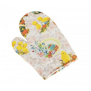 Kuchyňská chňapka Velikonoce 28x18 cm - Kuřátko