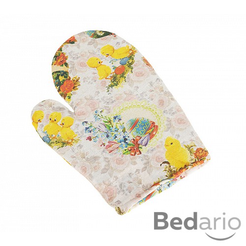 Kuchyňská chňapka Velikonoce 28x18 cm - Kuřátko