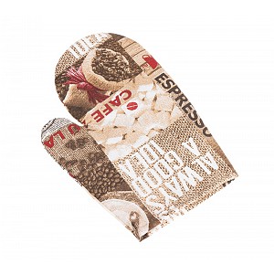 Kuchyňská chňapka 28x18 cm - Káva