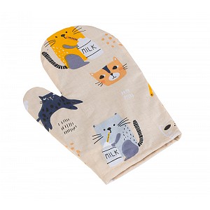 Kuchyňská chňapka 28x18 cm - Kočka