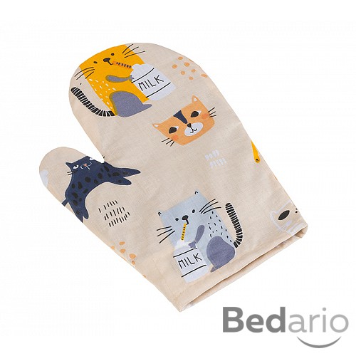 Kuchyňská chňapka 28x18 cm - Kočka