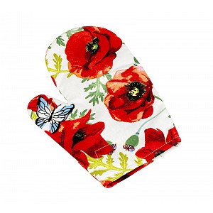 Kuchyňská chňapka 28x18 cm - Vlčí mák