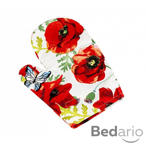 Kuchyňská chňapka 28x18 cm - Vlčí mák