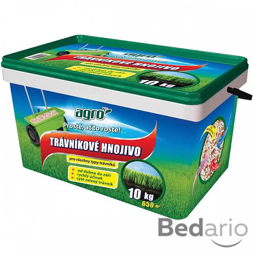 AGRO Trávníkové hnojivo 10kg kbelík