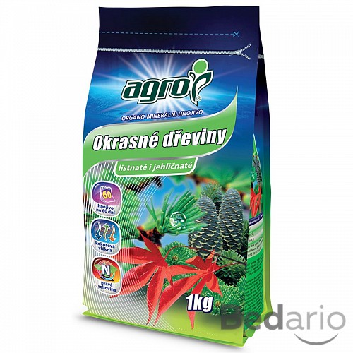 AGRO Organominerální hnojivo okrasné dřeviny 1 kg