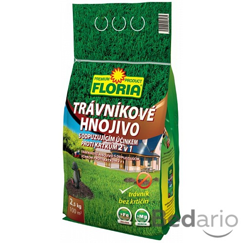 FLORIA trávníkové hnojivo proti krtkům 2,5 kg