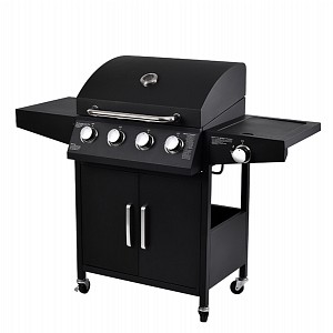 Zahradní plynový gril GFTOP s bočním ohřívačem