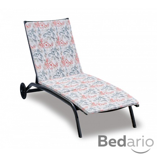 Polstr na plážové lehátko - potah na zip - 60x180 cm - Ptáček