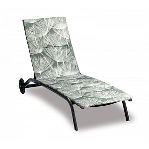 Polstr na plážové lehátko - potah na zip - 55x195 cm - Chmýří