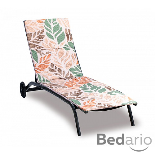 Polstr na plážové lehátko - potah na zip - 55x195 cm - Variace