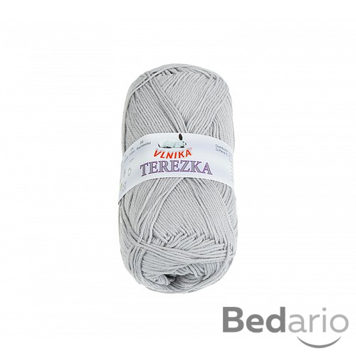 Příze TEREZKA - 50g / 155 m - Světle šedá