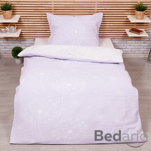 Krepové povlečení Deluxe 140x200+70x90 Pampelišky chmýří