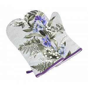 Grilovací rukavice 2ks - 20x36 cm - Maceška