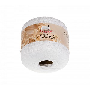 Příze Violka - 50g / 285 m - Bílá