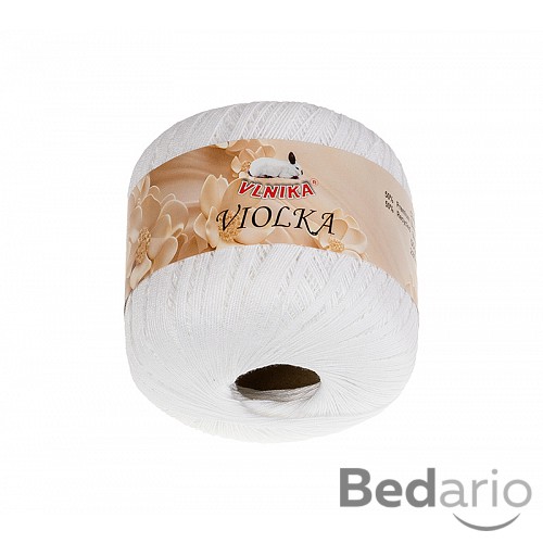 Příze Violka - 50g / 285 m - Bílá