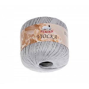 Příze Violka - 50g / 285 m - Šedá
