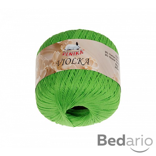 Příze Violka - 50g / 285 m - Zelená