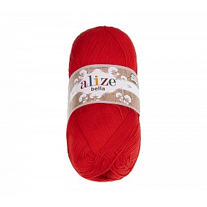 Příze BELLA - 100g / 360 m - Červená