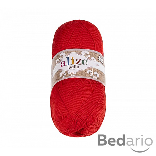 Příze BELLA - 100g / 360 m - Červená