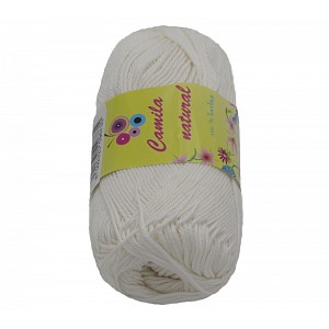 Příze CAMILA natural - 50g / 125 m- Bílá