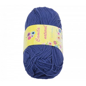 Příze CAMILA natural - 50g / 125 m - Modrá