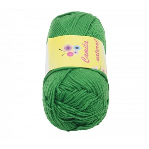 Příze CAMILA natural - 50g / 125 m - Zelená