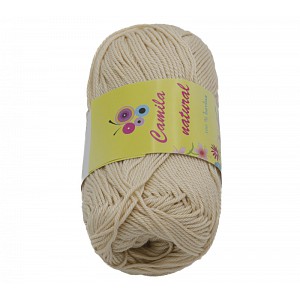 Příze CAMILA natural - 50g / 125 m - Béžová