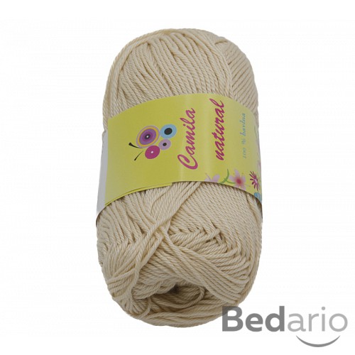 Příze CAMILA natural - 50g / 125 m - Béžová