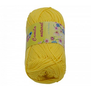 Příze CAMILA natural - 50g / 125 m - Žlutá