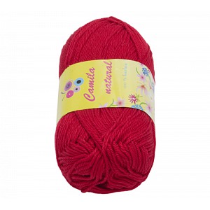 Příze CAMILA natural - 50g / 125 m - Červená