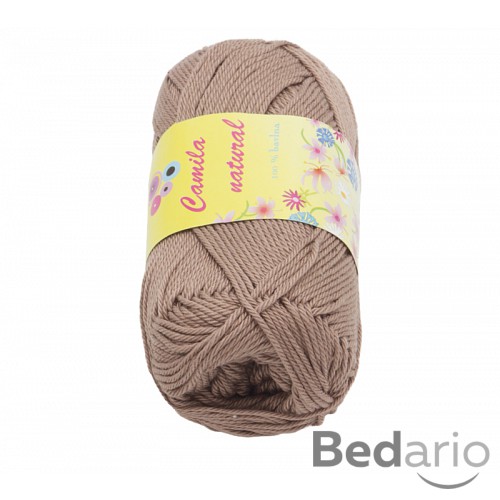 Příze CAMILA natural - 50g / 125 m - Cappuccino