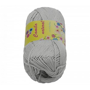 Příze CAMILA natural - 50g / 125 m - Šedá