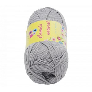 Příze CAMILA natural - 50g / 125 m - Popelavě šedá