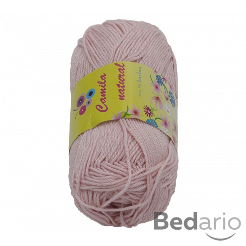 Příze CAMILA natural - 50g / 125 m - Starorůžová