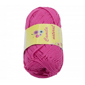 Příze CAMILA natural - 50g / 125 m - Tmavě růžová