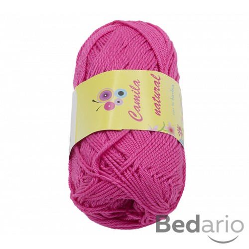 Příze CAMILA natural - 50g / 125 m - Tmavě růžová