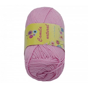 Příze CAMILA natural - 50g / 125 m - Růžová