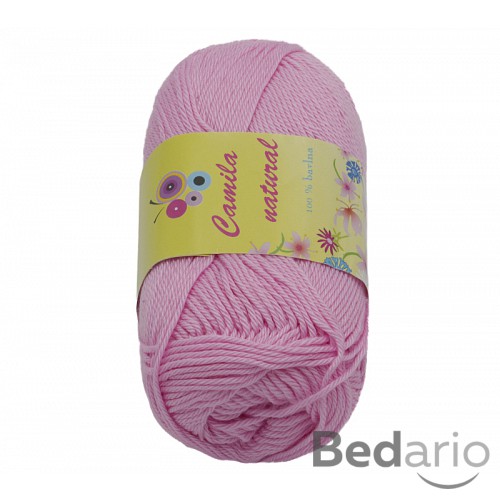 Příze CAMILA natural - 50g / 125 m - Růžová