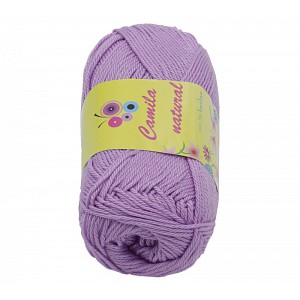 Příze CAMILA natural - 50g / 125 m - Fialová