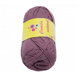 Příze CAMILA natural - 50g / 125 m - Burgundy