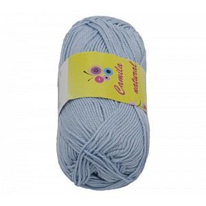 Příze CAMILA natural - 50g / 125 m - Světle šedá