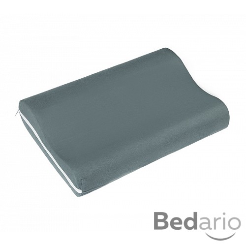 Polštář anatomický 45x30 cm Tmavě šedý