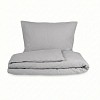 Mušelínové povlečení 200x200+70x90 Světle šedé