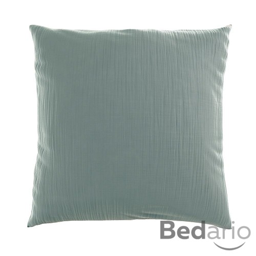 Mušelínový povlak na polštář 45x60 SVĚTLE ZELENÝ