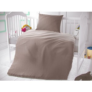 Dětské mušelínové 90x135+45x60 Béžové