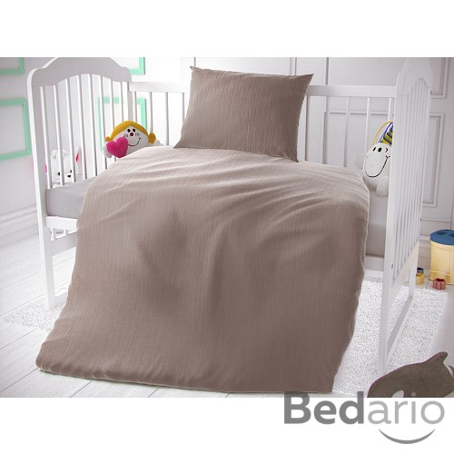 Dětské mušelínové 90x135+45x60 Béžové