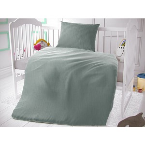 Dětské mušelínové 90x135+45x60 Světle zelené