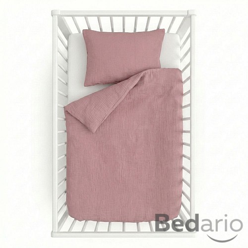 Dětské mušelínové 90x135+45x60 Růžové