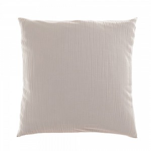 Mušelínový povlak na polštář 45x60 SMETANOVÝ