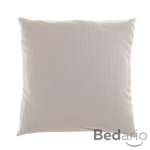 Mušelínový povlak na polštář 45x60 SMETANOVÝ